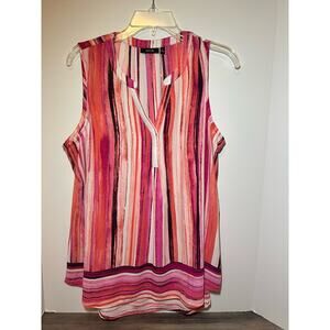APT 9 blouse shirt sz L ladies EUC sleeveless